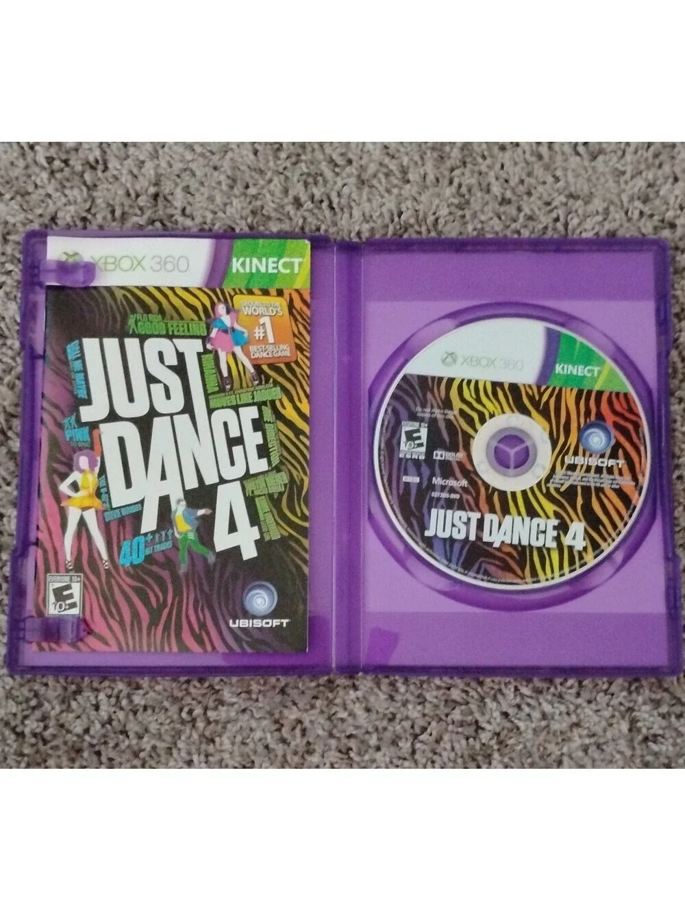 Just Dance 4 (Xbox 360) - Complete CIB (Case, Manual & Game Disc)